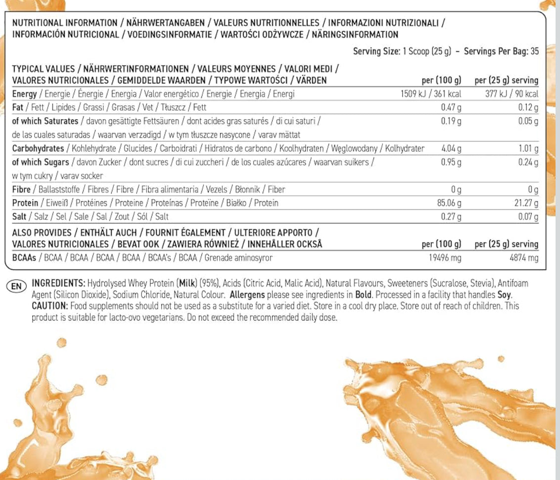 Applied Nutrition Clear Whey Isolate - Whey Protein Isolate, Refreshing High Protein Powder, Fruit Juice Style Flavours (875g - 35 Servings)