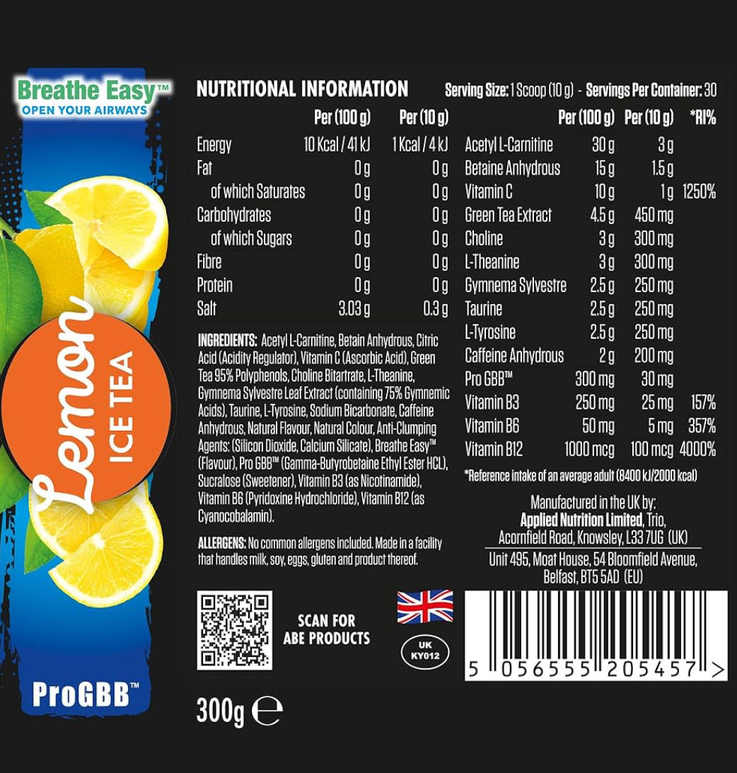 Applied Nutrition Shred X Fat Burner - ABE All Black Everything Fat Burner, Thermo Weight Management (300g - 30 Servings)