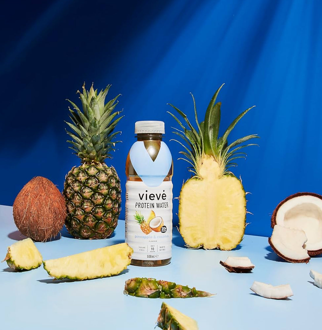 Vieve Protein Water 10x500ml - Mixed Variety Flavour Pack 20g Protein, Sugar Free, Fat Free & Dairy Free A Ready to Drink Alternative to Protein Powders & Shakes 10 Pack (2 per Flavour)