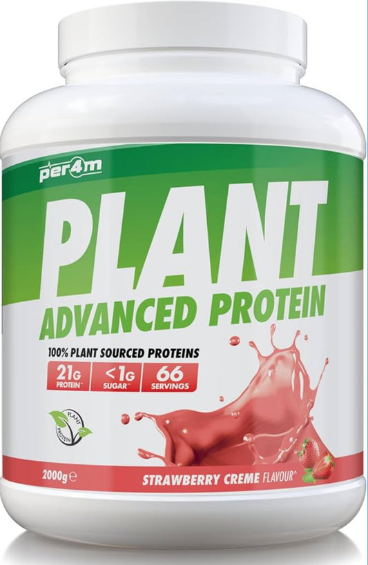 Per4m Plant Protein Matrix | 66 Servings of High Protein | Plant Shake with Amino Acids | for Optimal Nutrition When Training | Low Sugar Gym Supplements - 2kg