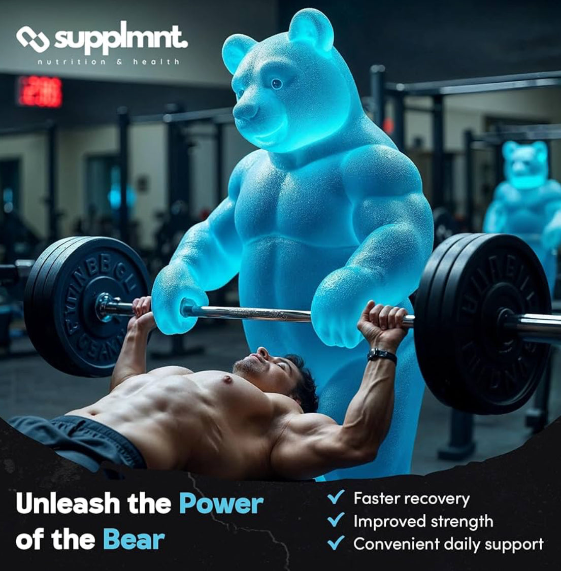 Creatine Gummies 5000mg 120ct Max Strength Muscle Growth/Recovery Supplements for Men & Women Creatine Monohydrate, B12 & L-Taurine Vegan Gym Pre Workout Chewable Gummies, 1 Month Supply