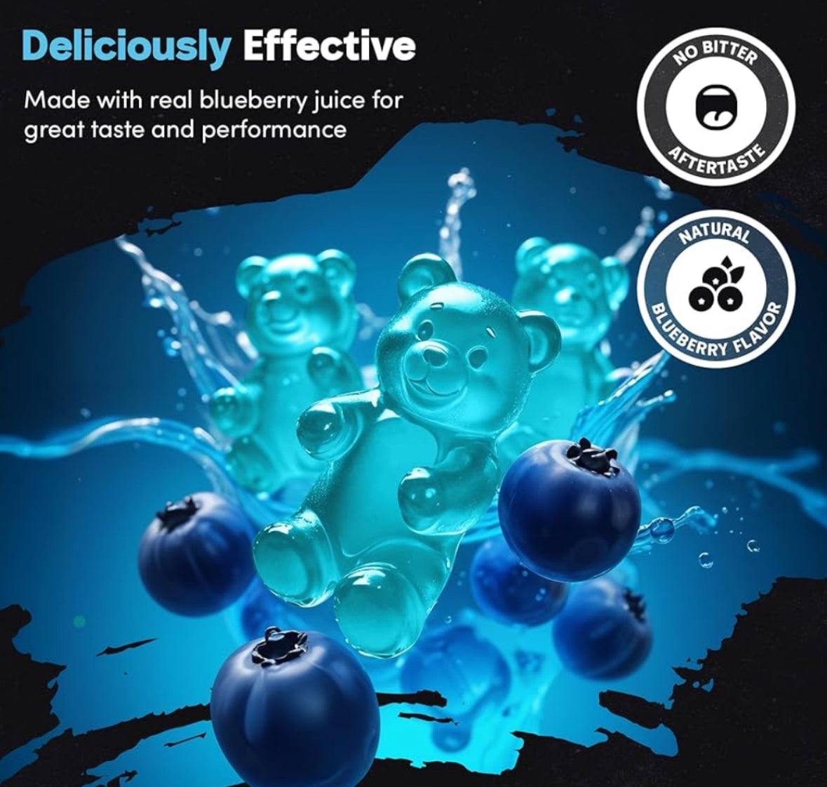 Creatine Gummies 5000mg 120ct Max Strength Muscle Growth/Recovery Supplements for Men & Women Creatine Monohydrate, B12 & L-Taurine Vegan Gym Pre Workout Chewable Gummies, 1 Month Supply