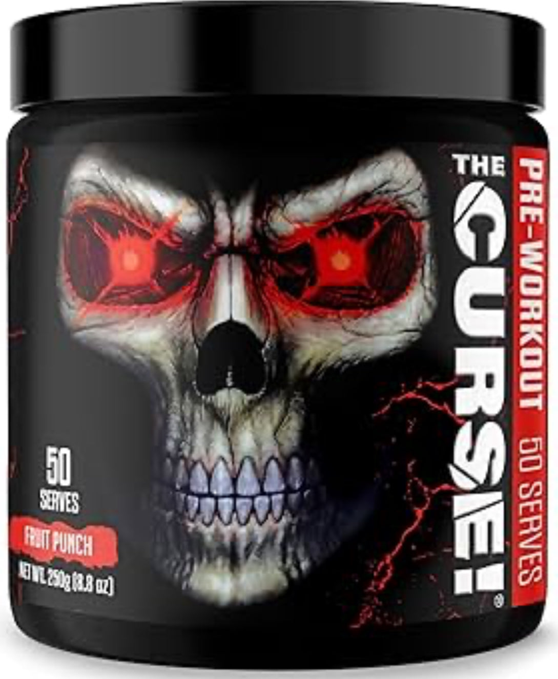 JNX The Curse! Pre Workout Powder - 50 Servings | Preworkout: Boost Strength, Energy + Focus for Men & Women | Caffeine, Beta-Alanine, Creatine & L-Citrulline, 150 g