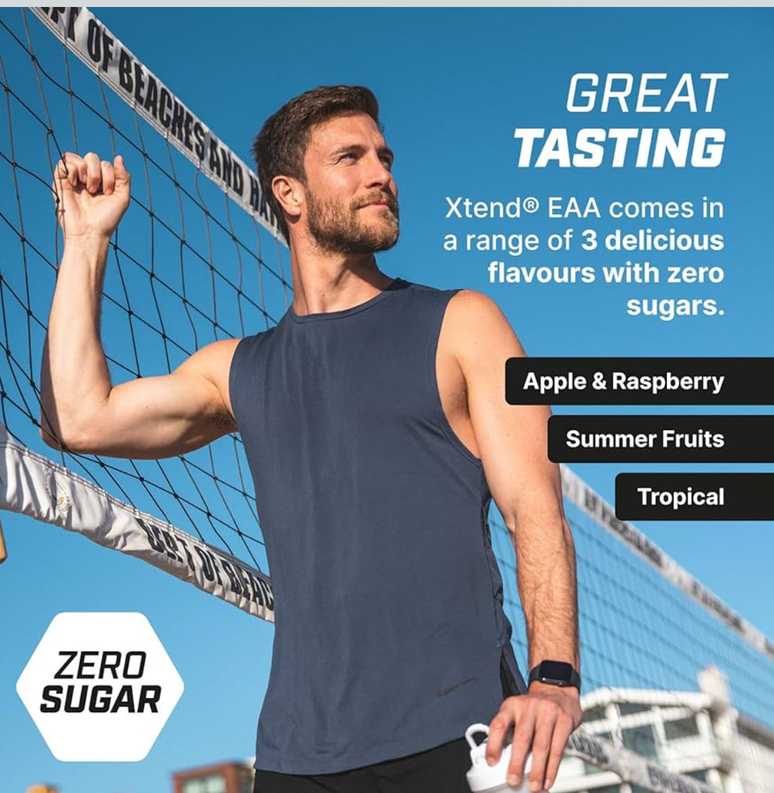 Scivation XTEND EAA Amino Acids Powder | 40 Servings for Hydration and Fitness Performance | 9 Essential Amino Acids + Added Electrolytes Recovery Powder to Hydrate, Repair, Recover