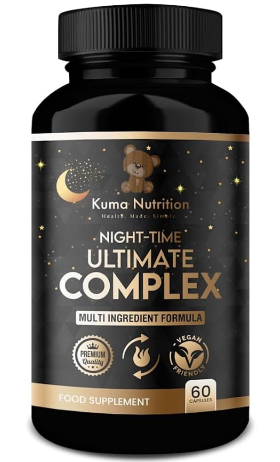 Powerful Fat Burner - Night-Time PM Diet Pills for Weight Loss -100% Natural Ingredient Complex - Ultimate Complex - Keto Fat Burner for Men and Women – Sleep Boost - Appetite suppressant - (1 Month)