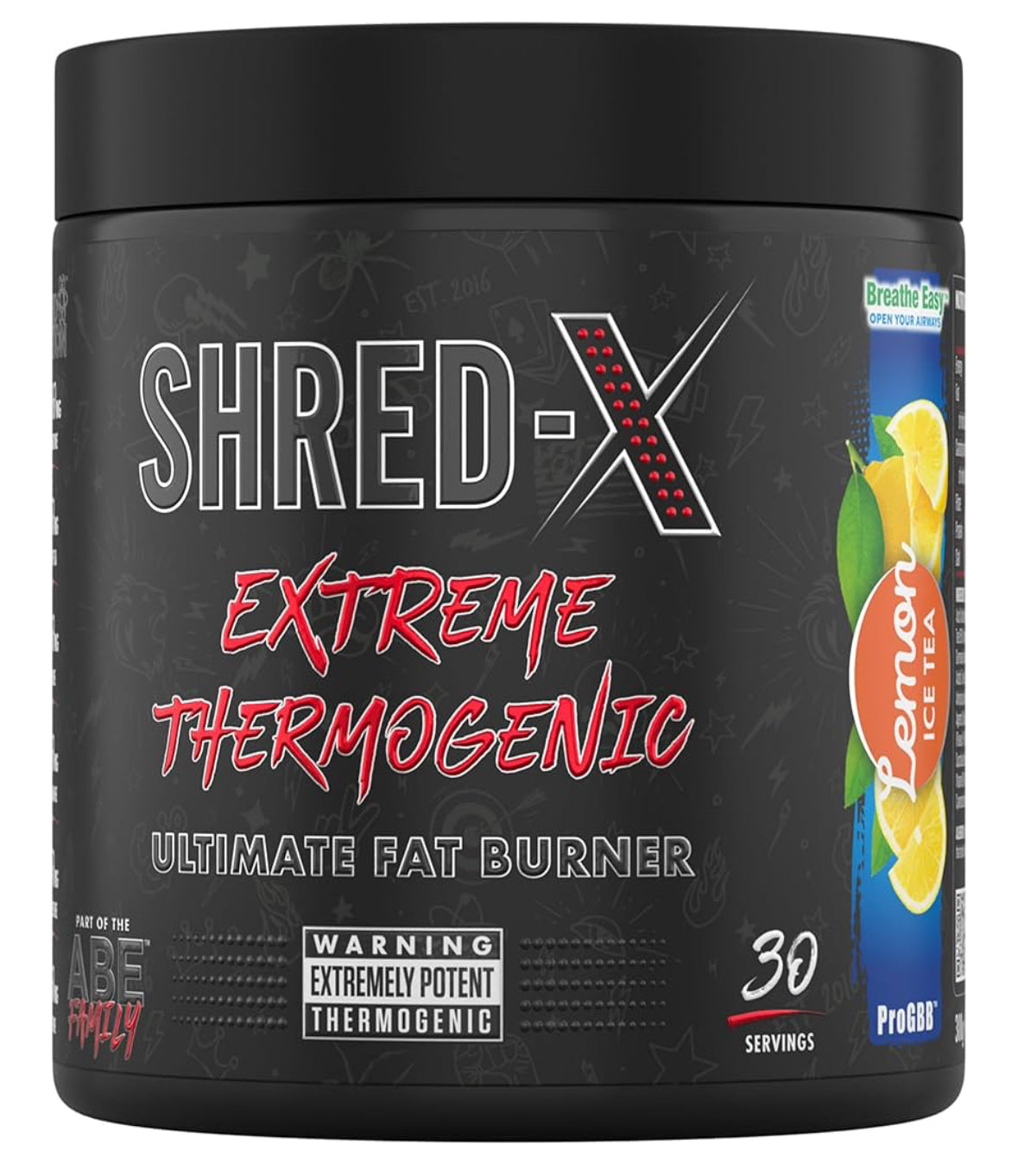 Applied Nutrition Shred X Fat Burner - ABE All Black Everything Fat Burner, Thermo Weight Management (300g - 30 Servings)