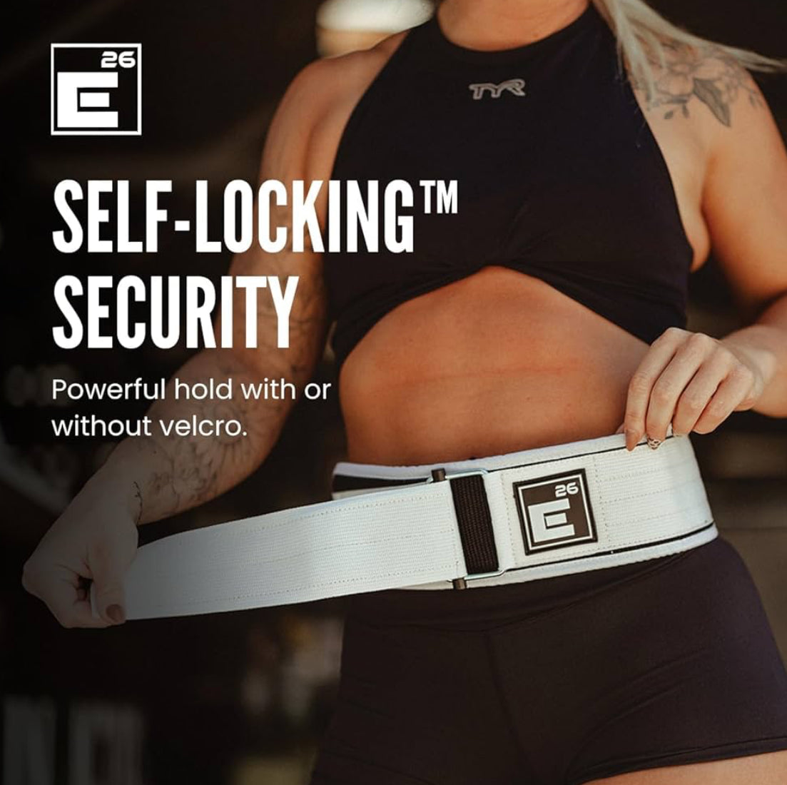 Self-Locking Weight Lifting Belt - Premium Weightlifting Belt for Serious Functional Fitness, Weight Lifting, and Olympic Lifting Athletes - Lifting Support for Men and Women - Deadlift Training Belt